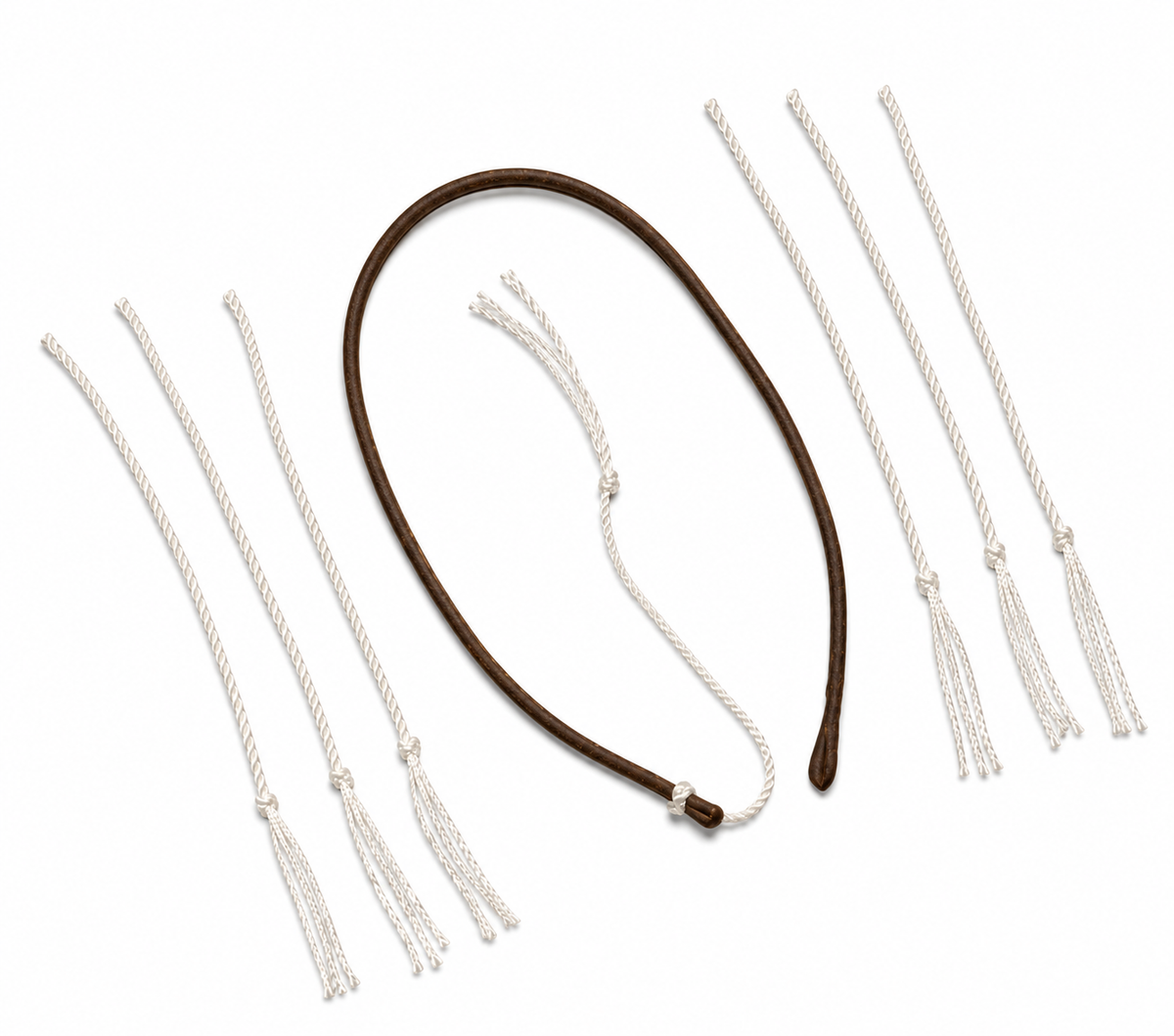 Nylon Bullwhip Spare Fall Kit ( Dark Brown )
