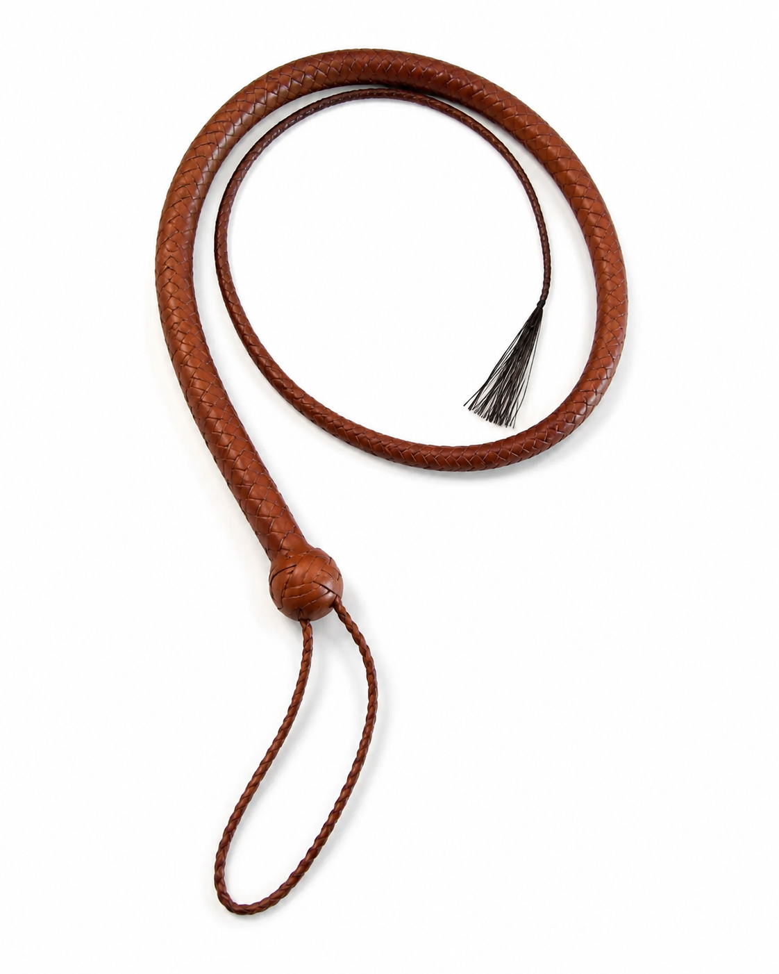 Kangaroo Leather Signal Whip-4ft 8Plait