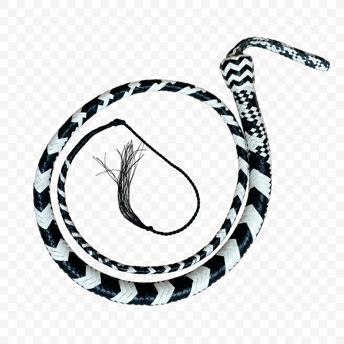 Signal Tail Whip Cowhide Leather 12 or 16 Plait 5ft