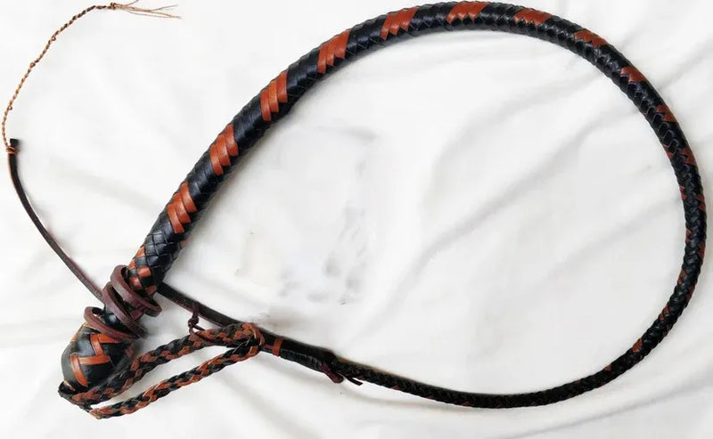 Cow Hide Snake Whips 3ft to 18ft