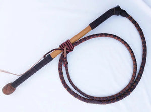 Stock Whip - Cowhide Leather Multi Color