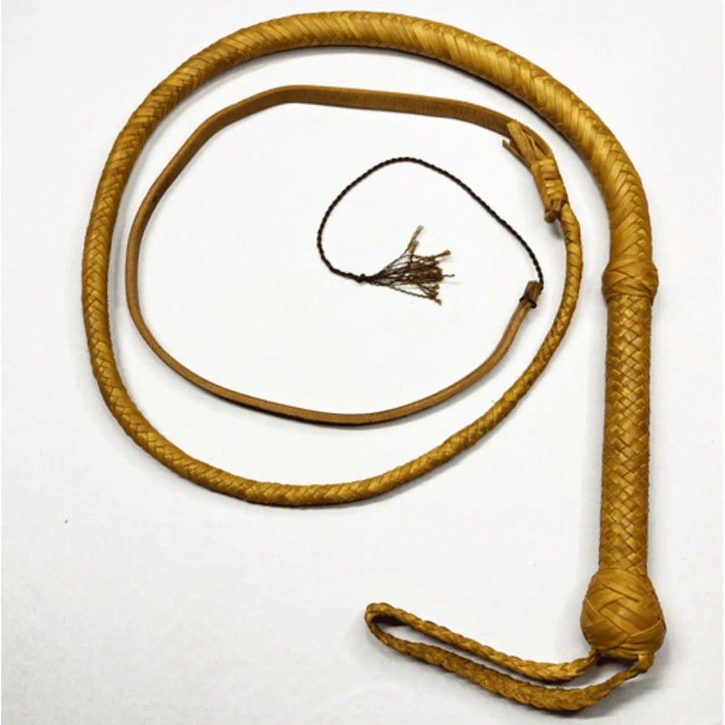 3ft Bullwhip – Camel Color Kangaroo Leather Whip