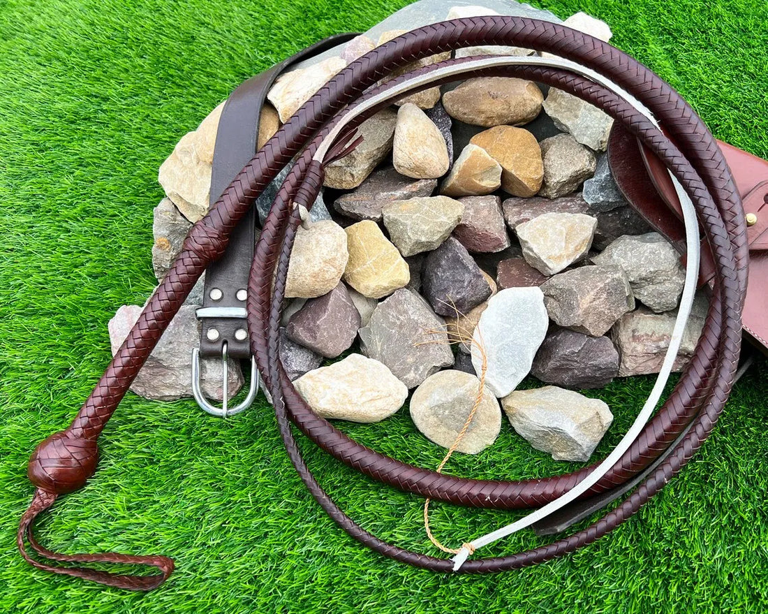 Indiana Jone Whip – 3ft to 18ft Kangaroo Bullwhip
