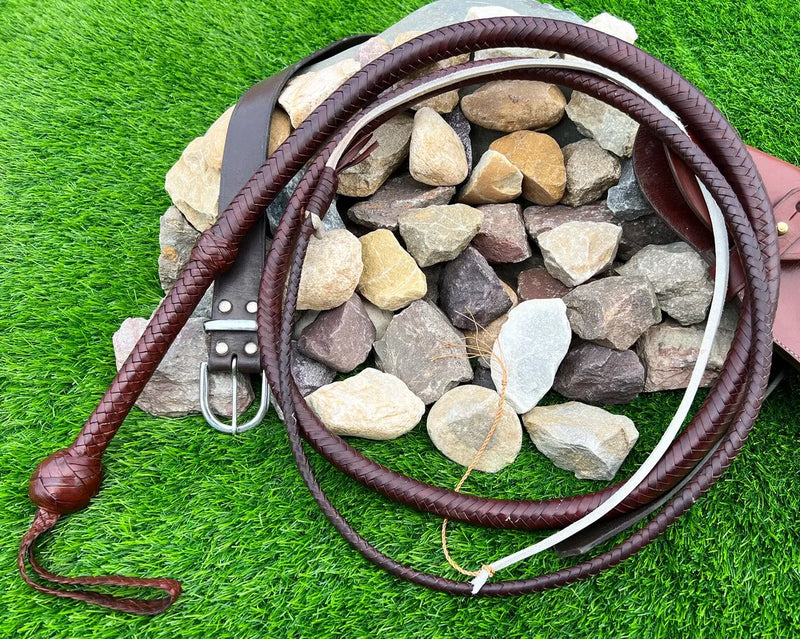 Indiana Jone Whip – 3ft to 18ft Kangaroo Bullwhip