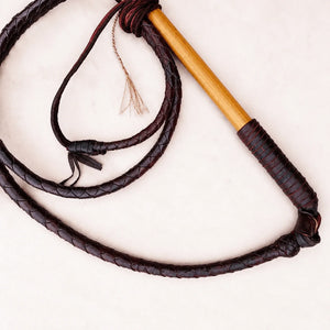 Stock Whip Brandy Kangaroo Leather