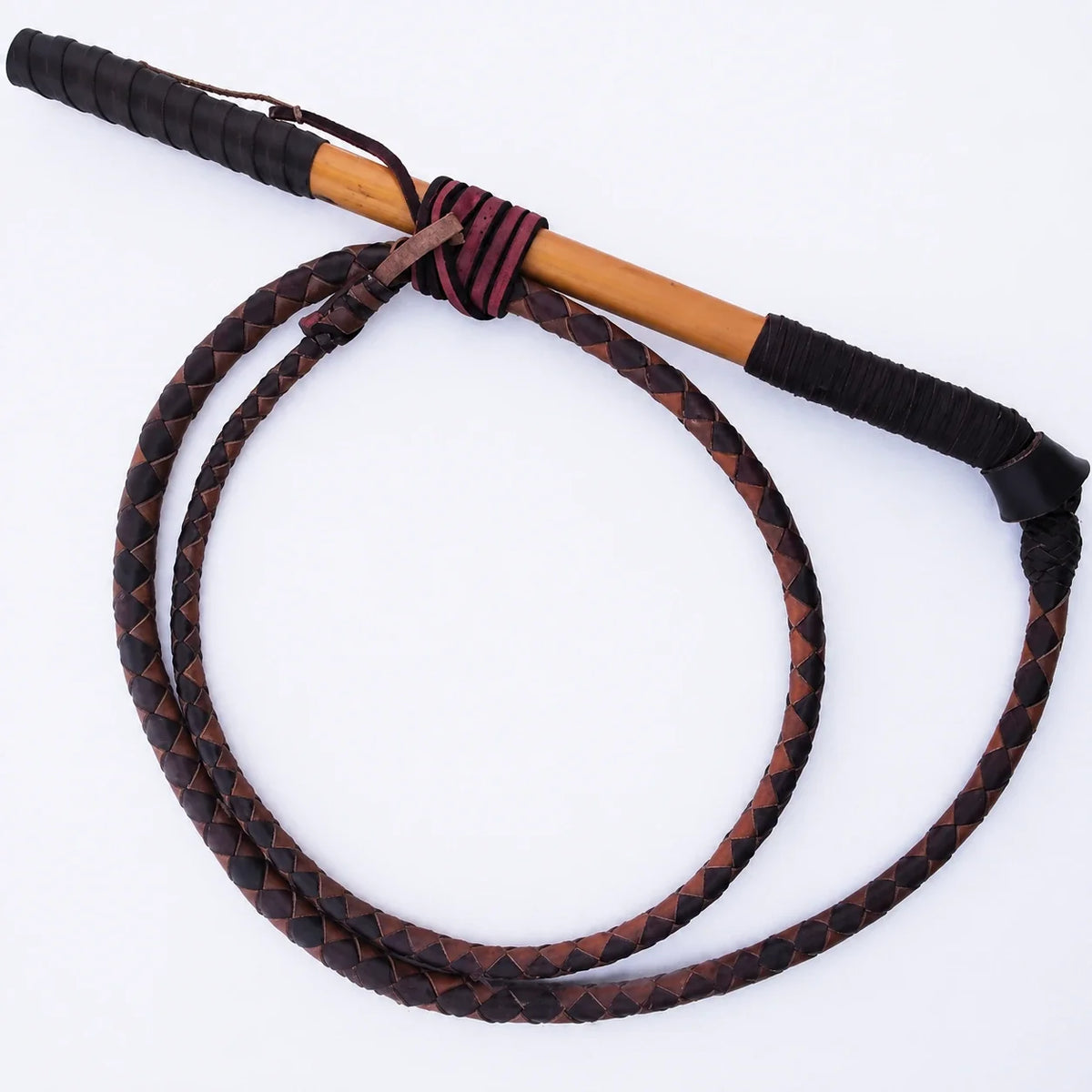 Stock Whip - Cowhide Leather Multi Color