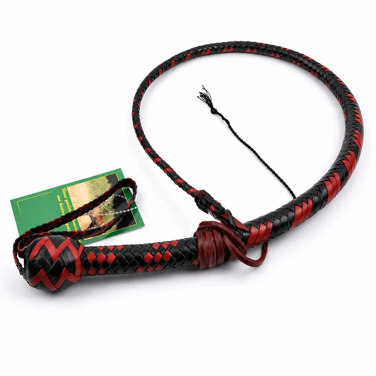 Handcrafted Cow Hide Snake Whip