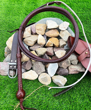Indiana Jone Whip – 3ft to 18ft Kangaroo Bullwhip