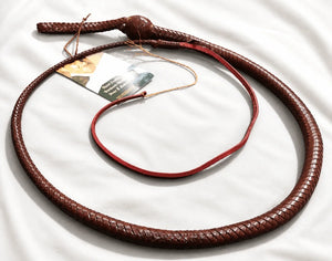 Cow Skin Snake Whip – Built for Precision