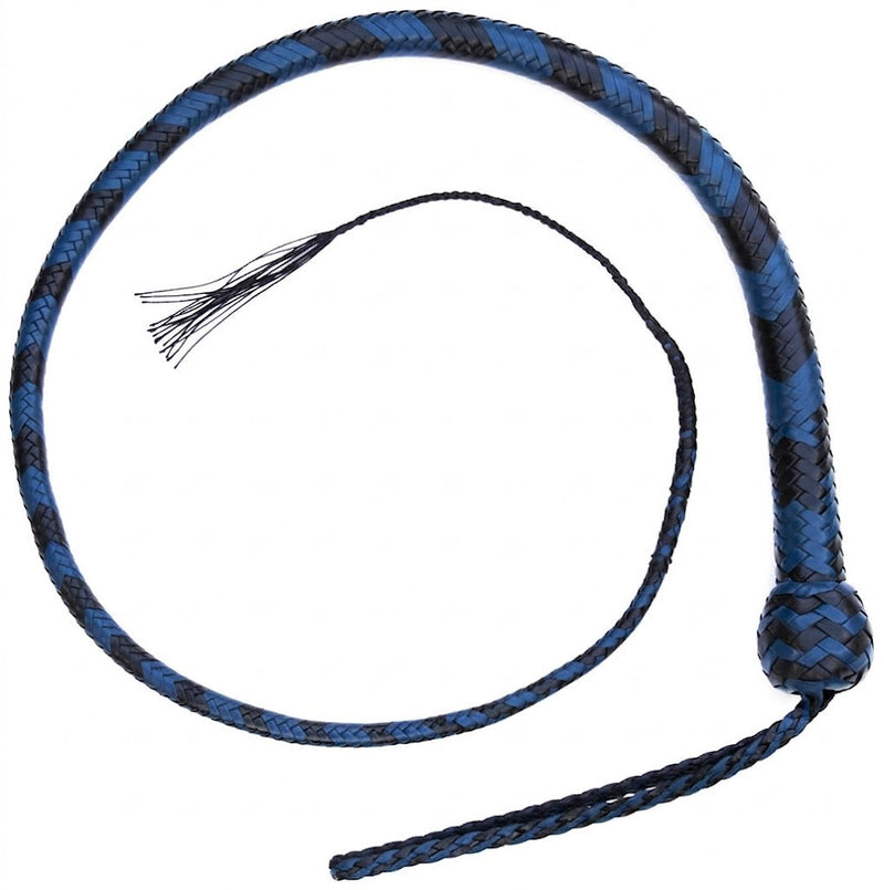 signalwhip in Blue & Black -16 Plait 3ft