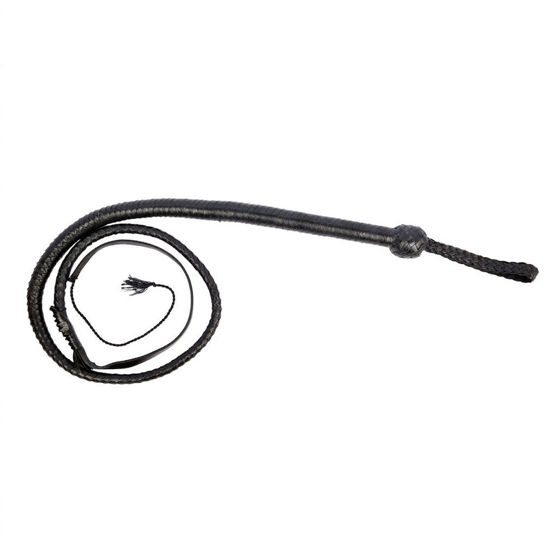 Snake Whip - Cow Hide Leather 12 Plait 3ft to 6ft