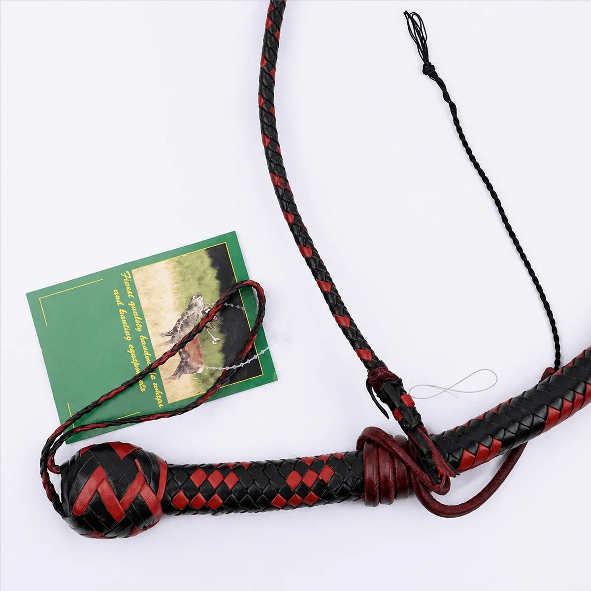 Handcrafted Cow Hide Snake Whip