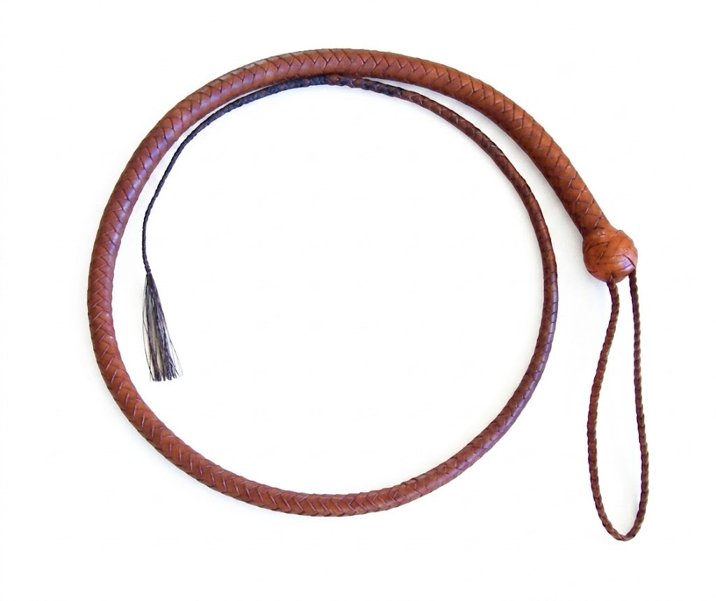 Kangaroo Leather Signal Whip-4ft 8Plait