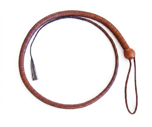 Kangaroo Leather Signal Whip-4ft 8Plait