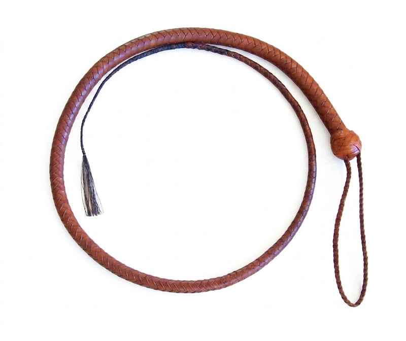 Kangaroo Leather Signal Whip-4ft 8Plait