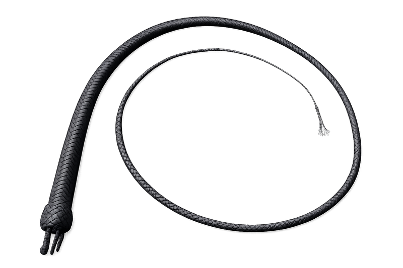 Foundation Series Snake Whip Black Nylon 16-Plait 4 Ft