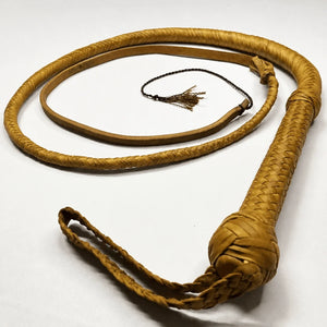Kangaroo Bullwhip - Camel Color Kangaroo Leather 3 Ft