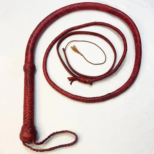 Cowhide Whip - Dark Brown Indiana Jones Style Bullwhip