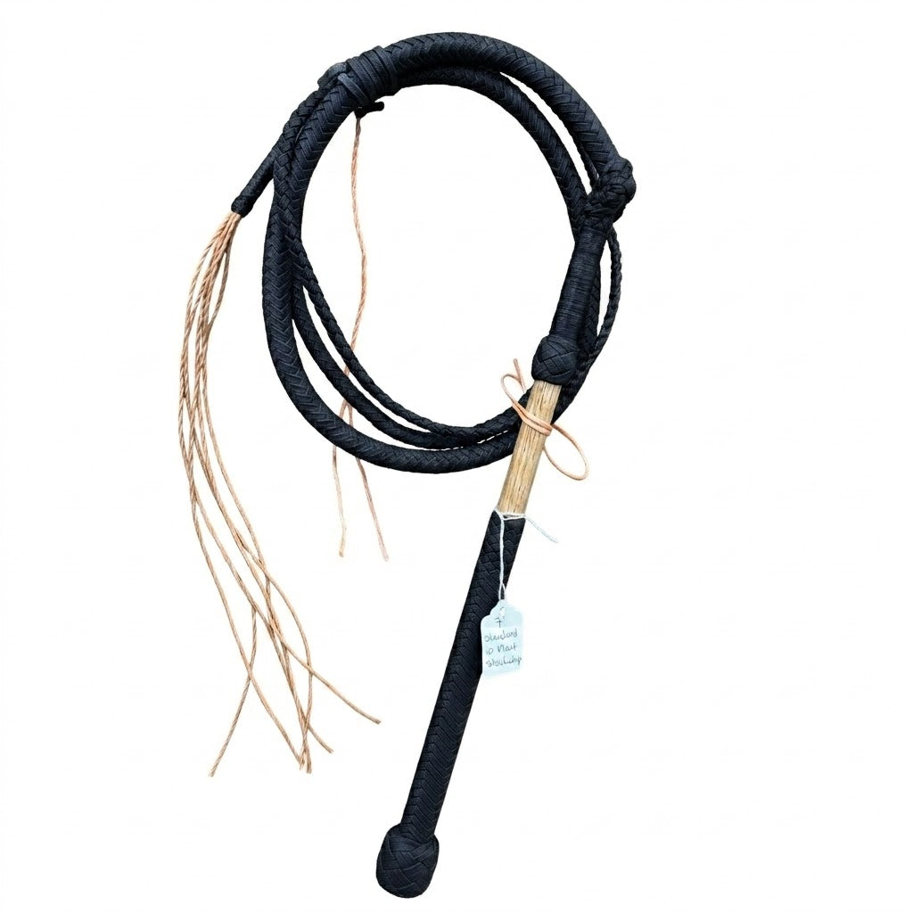 Stock Whip - Custom Standard Nylon 10 Plait