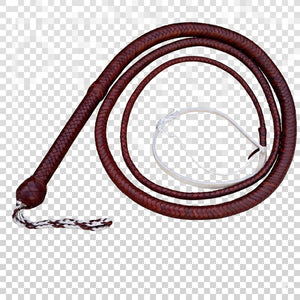 Hand Braided Indiana Jones Bullwhip in Kangaroo Leather 4ft to 12ft