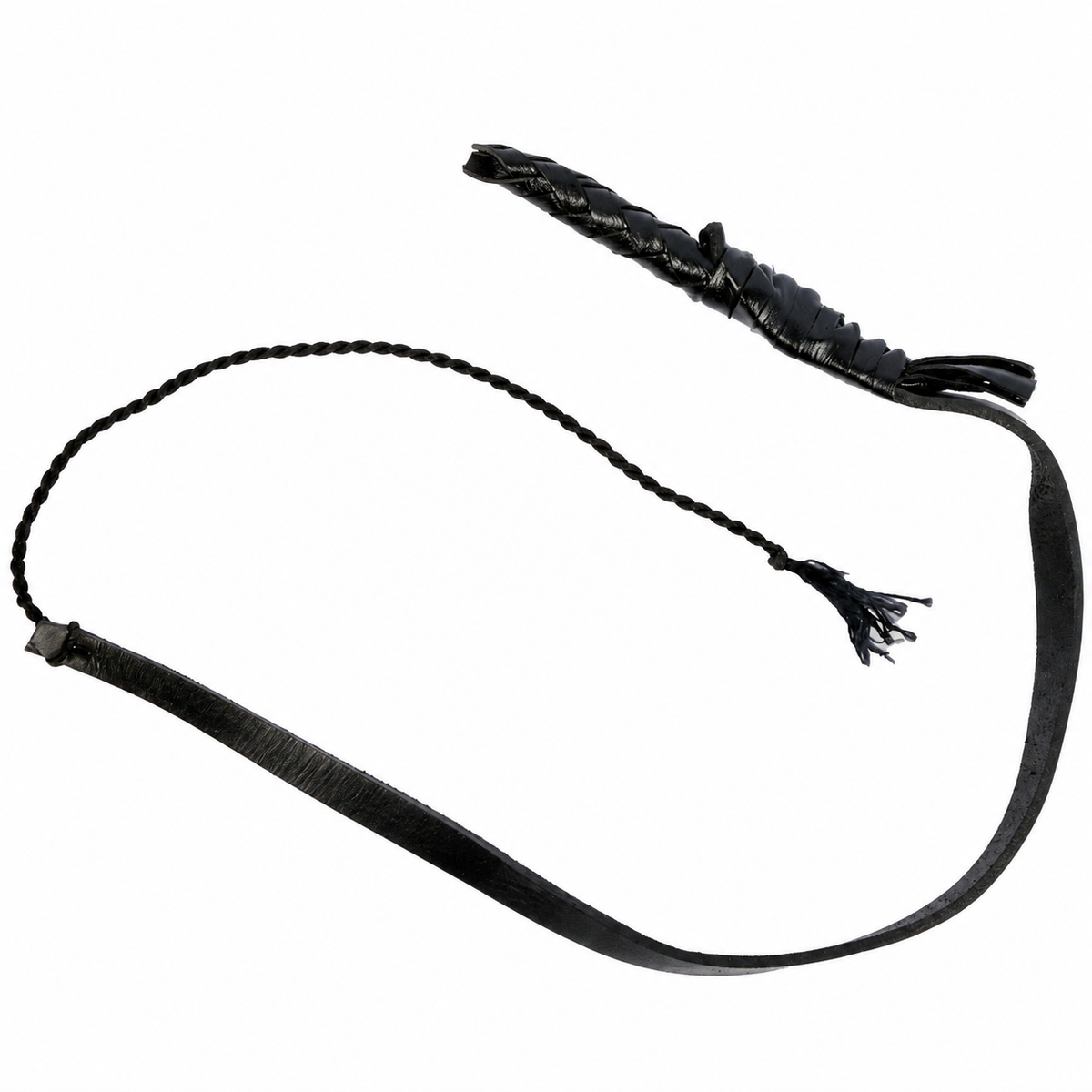 Snake Whip - Cow Hide Leather 12 Plait 3ft to 6ft