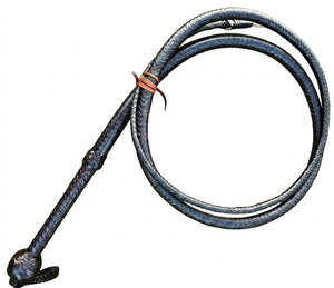 Kangaroo Leather Bullwhip Indiana Jones Style  4ft-12ft