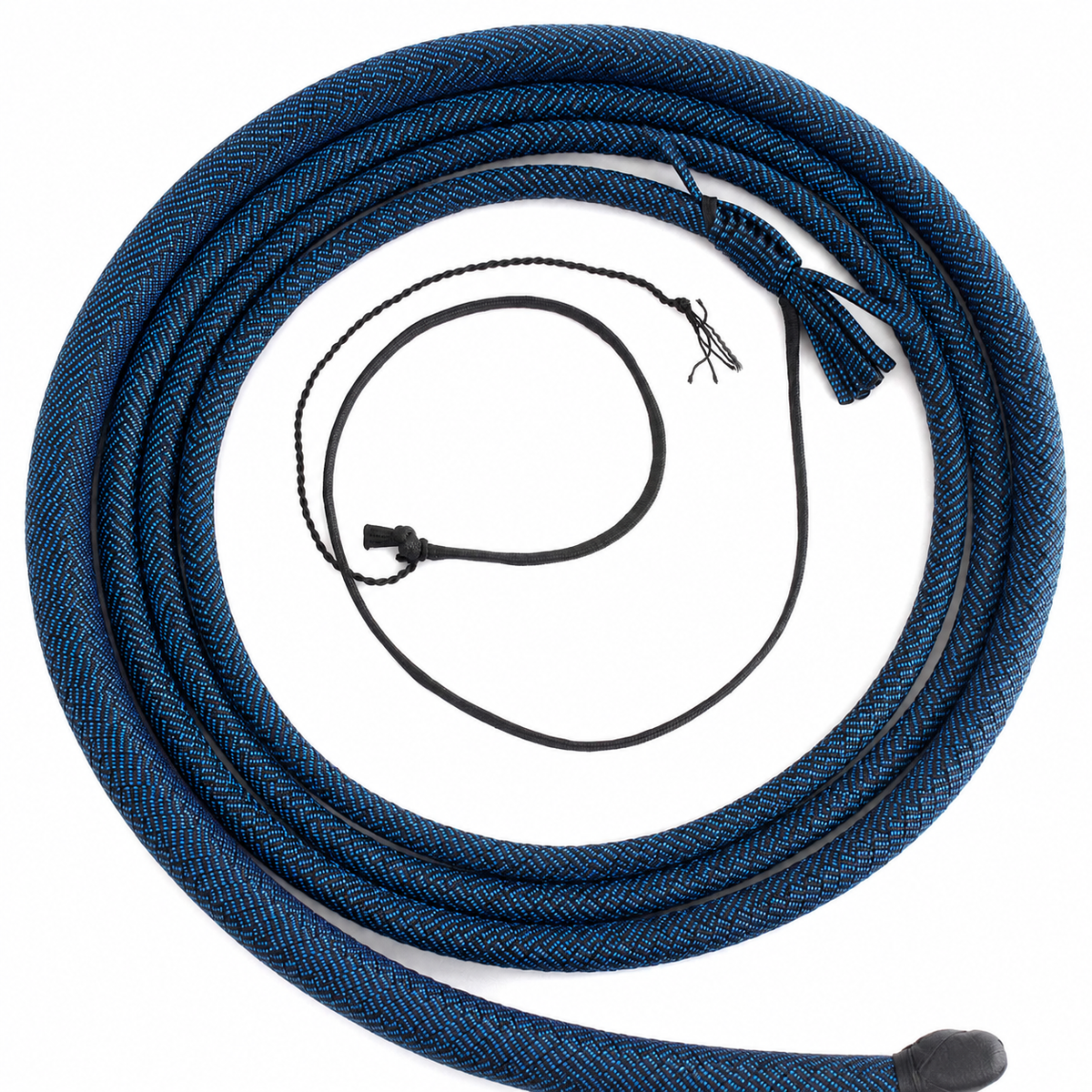 Bullwhip - Red Black Para Cord Nylon-12 Plait 6 & 8 Foot