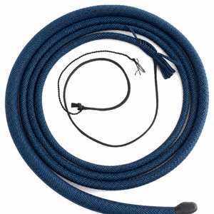 Bullwhip - Red Black Para Cord Nylon-12 Plait 6 & 8 Foot