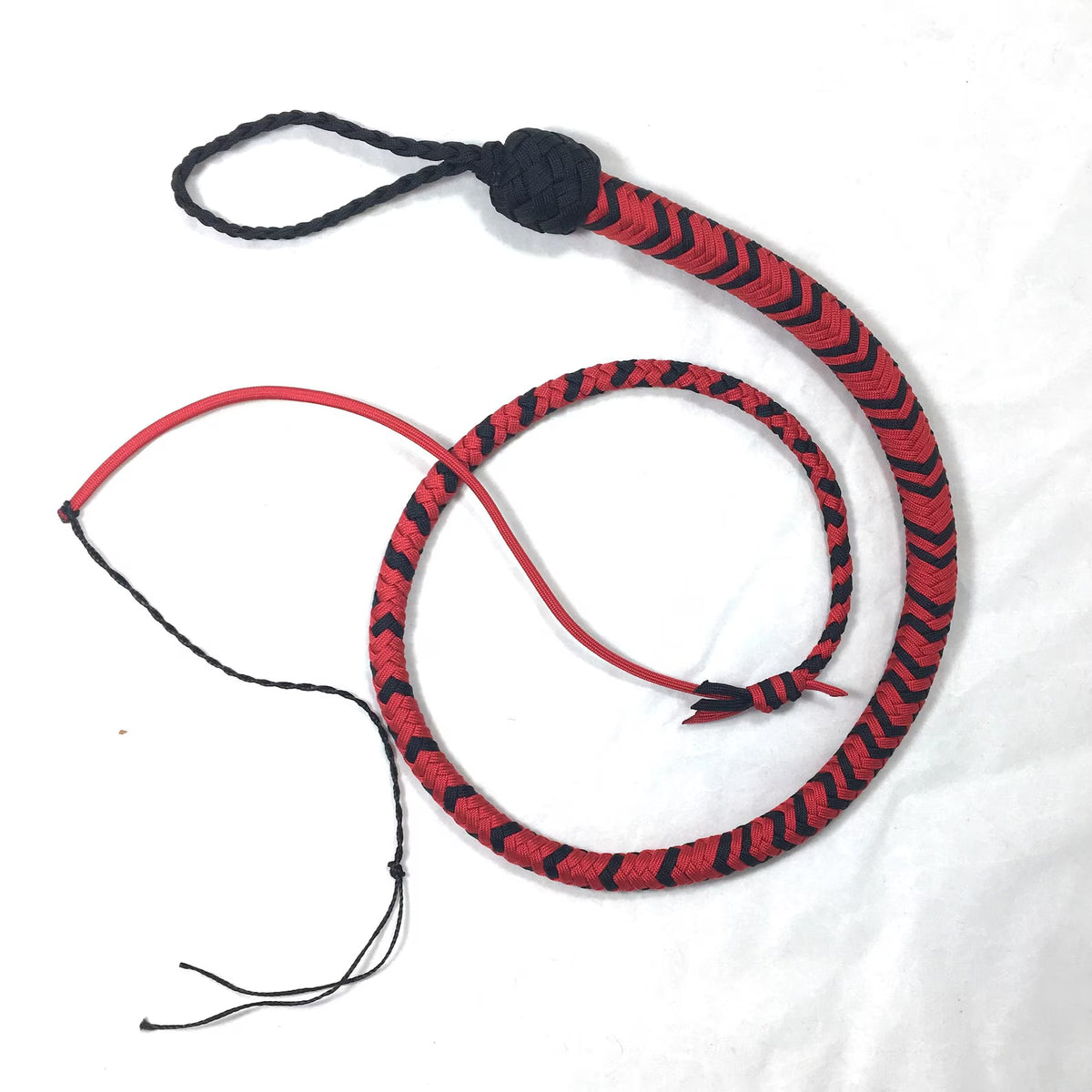 Snake Whip Black Nylon 12-Plait 3 Ft