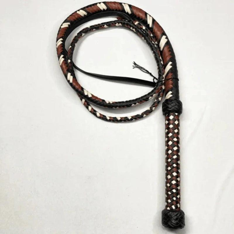 Australian Kangaroo Bullwhip – Multi Color Bull Whip