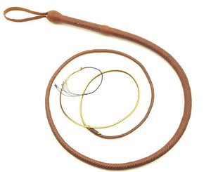 American Style Bullwhip – Kangaroo Hide Leather 12 Plait 6ft