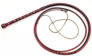 Australian Style Bullwhip – Kangaroo Hide Leather 12/16 Plait 4ft