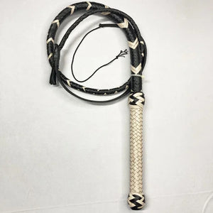 Professional Bullwhip - Natural Cow Leather 12-16 Plait 3-18ft