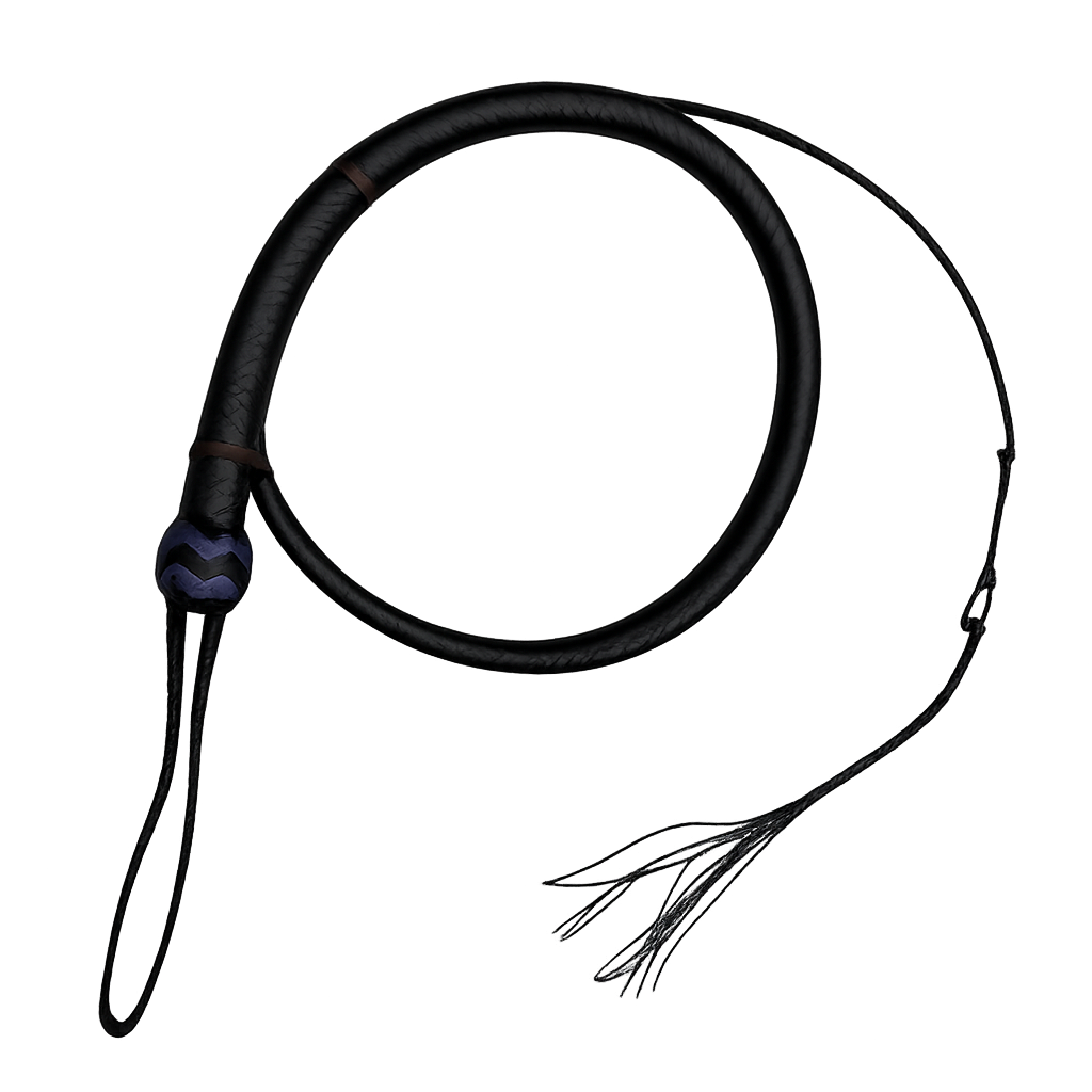Signal Whip Black & Blue Nylon 16 Plait 4ft
