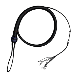 Signal Whip Black & Blue Nylon 16 Plait 4ft