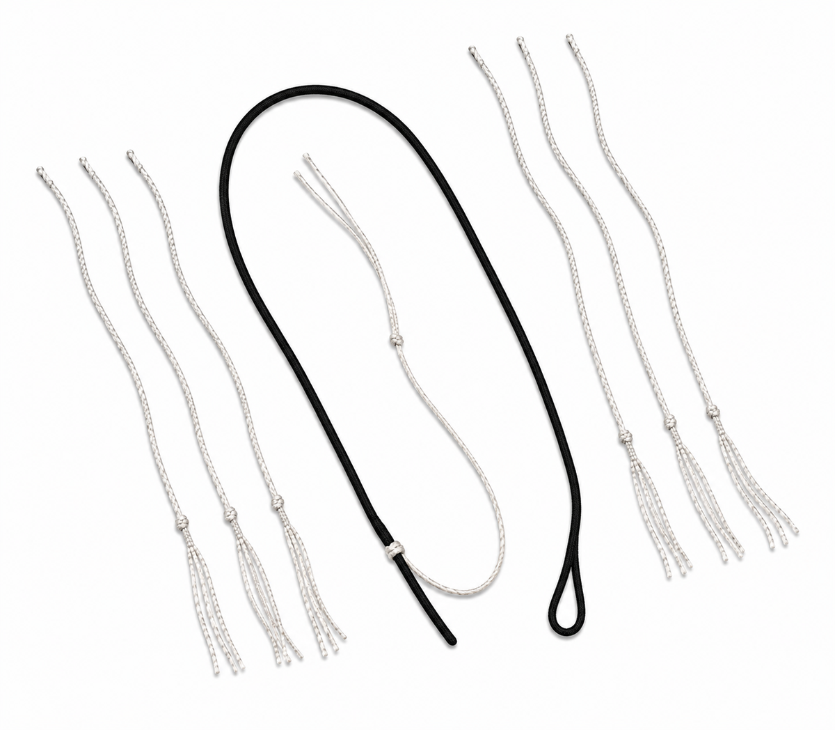 Nylon Bullwhip Spare Fall kit (Black)