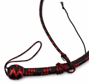 Snake Whip Kangaroo leather 12 Plait 3ft to 8ft