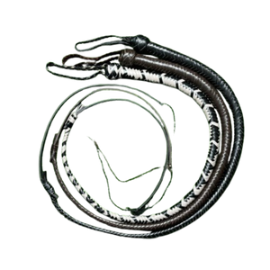 Snake Whip Cow Hide Leather 12 Plait 3ft