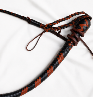 Cow Hide Snake Whips 3ft to 18ft