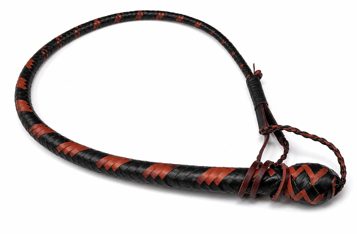 Cow Hide Snake Whips 3ft to 18ft
