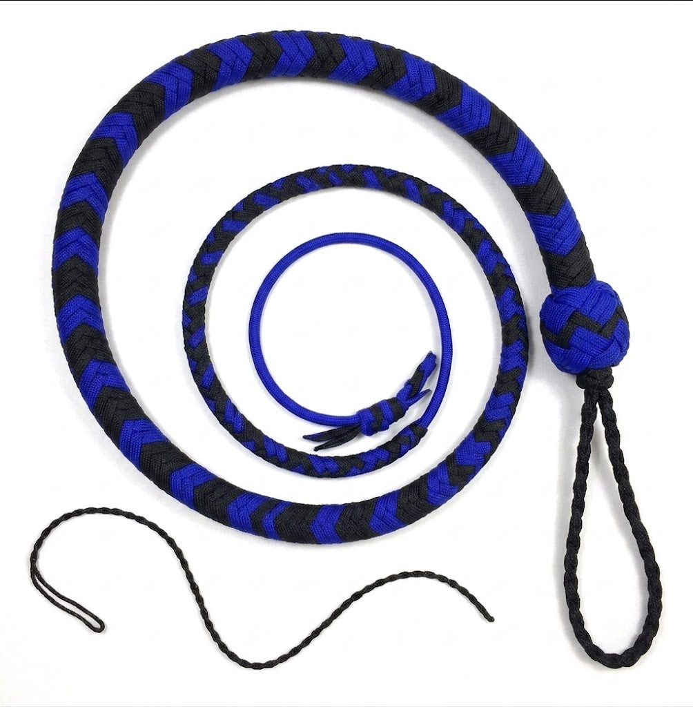 Snakewhips Dark Blue Nylon 12 Plait 4-6ft