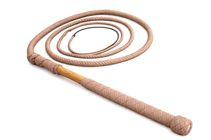 Stock Whips - Creamy Nylon Colored - 12 Plaits