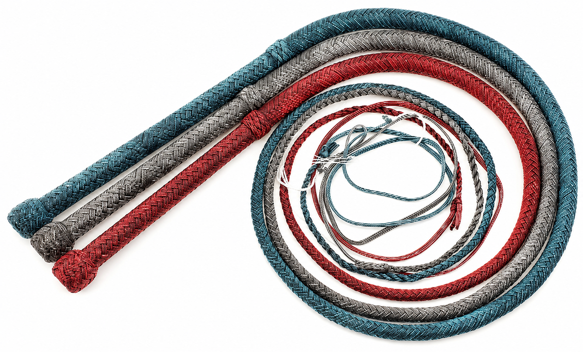 Nylon Bullwhip 16 Plait 4-12ft