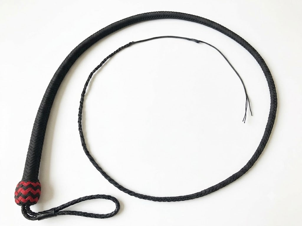 Foundation Series Snake Whip Black Nylon 16-Plait 4 Ft