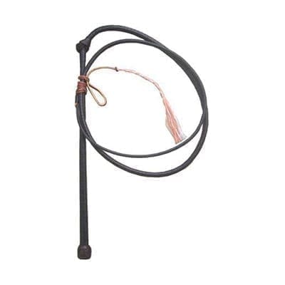 Stockman Stockwhip - Black Kangaroo Leather