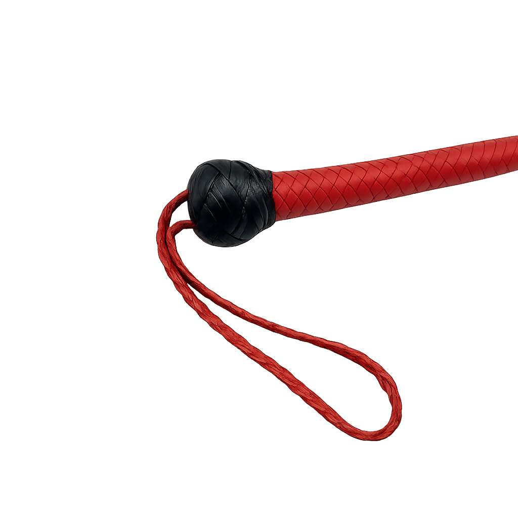 Mini Signal Whip in Red -12 Plait