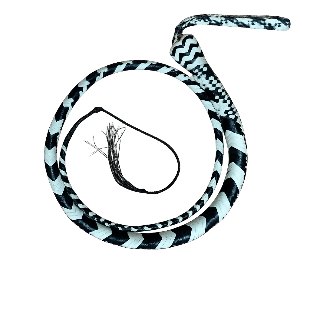 Signal Tail Whip Cowhide Leather 12 or 16 Plait 5ft