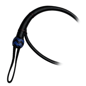 Signal Whip Black & Blue Nylon 16 Plait 4ft