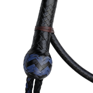 Signal Whip Black & Blue Nylon 16 Plait 4ft