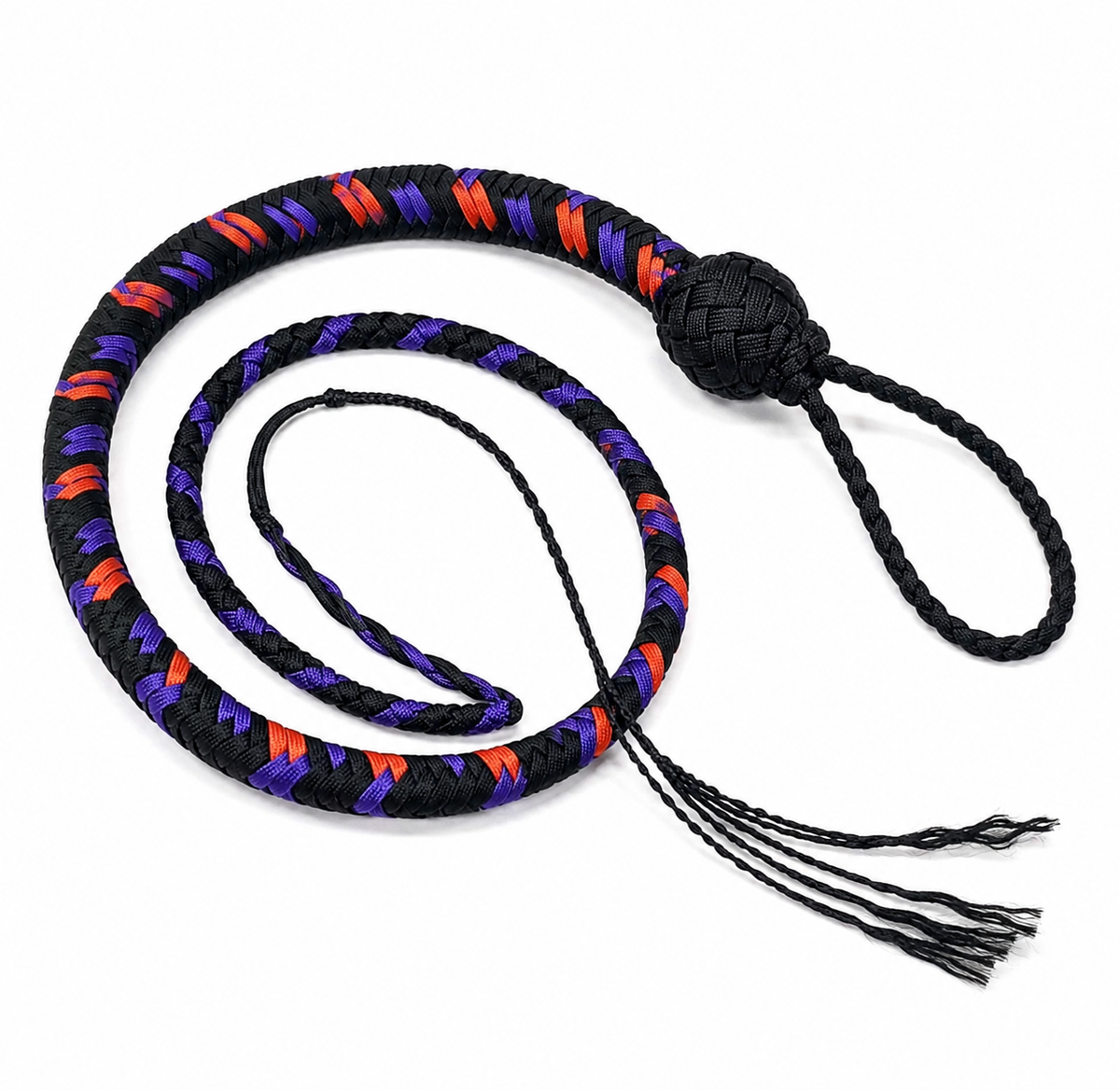 Signal Whip Tricolor Nylon 12 Plait 3 Foot